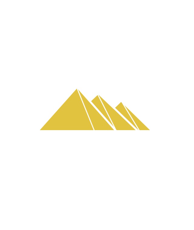 Pyramora packaging materials laid out — kraft paper, ribbon and printed boxes